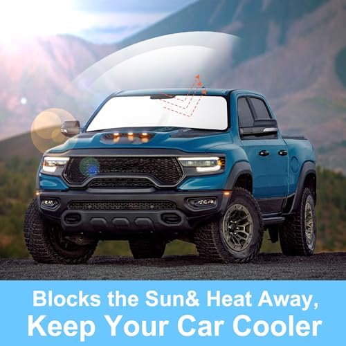 TINGLU Sun Shade for Dodge RAM ProMaster 2014-2025 2026 Accessories Windshield - Image 5