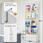 JARLINK Over the Door Organizer, Extra Large Storage - Image 2