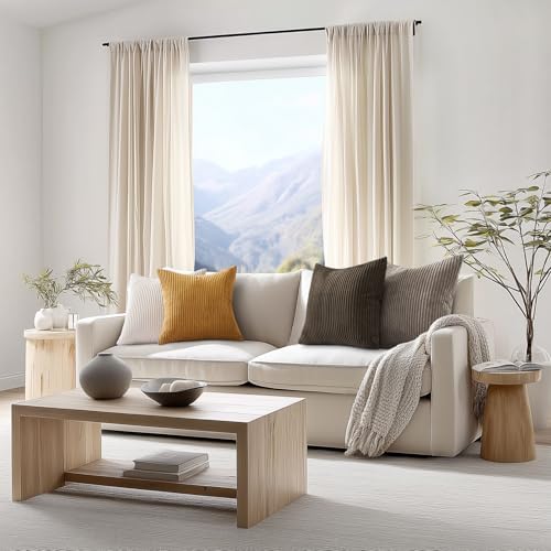Topfinel Decorative Brown Throw Pillow Covers Cushion Cases - Image 5