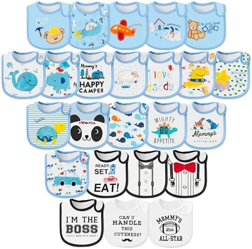 Cotton Waterproof Baby Bibs by 2ooya