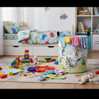 Baby Laundry Basket Baby Nursery Hamper Kids Laundry Basket Toy Storage Bin - Image 5