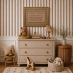 Vintage Gold Framed Nursery Wall Art Baby Love Quote Painting Canvas Prints - Image 3