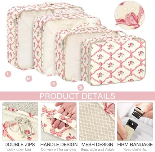 KPX 8 Set Packing Cubes for Travel, Luggage Packing Organizers Accessories - Image 3