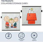 Idea Nuova Storage Cubes for Kids, 2 Pack Collapsible Fabric Bins - Image 2