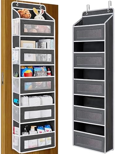 Over the Door Organizer with 5 Front Pockets and 5 Mesh Side Pockets, Extra by Unknown