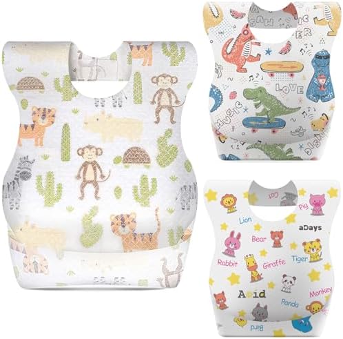 KIIS Disposable Baby Bibs for Baby Boys and Girls - Image 2