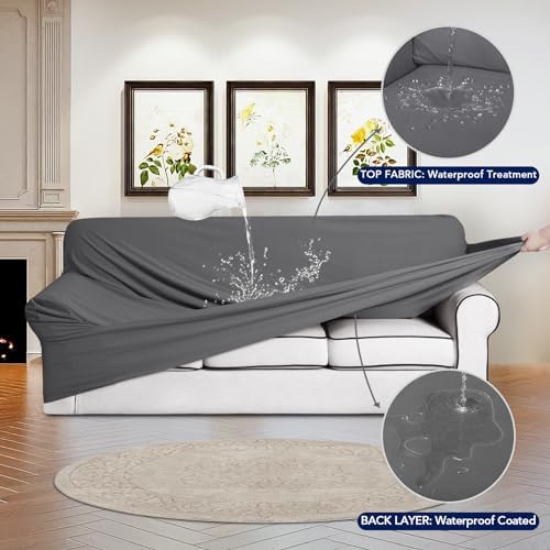 PureFit 100% Waterproof Chair Couch Cover Slipcovers - Image 3