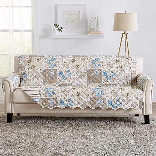 Great Bay Home Reversible Floral Patchwork Sofa Furniture Protector by GreatBayHome