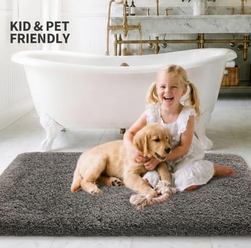 ILANGO Bathroom Rugs 36" × 24", Extra Soft Absorbent Microfiber Bath Rugs - Image 2
