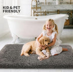 ILANGO Bathroom Rugs 24" × 17", Extra Soft Absorbent Microfiber Bath Rugs - Image 2