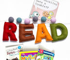 Read Sign - Boho READ Felt Garland Banner, Reading Corner Decor - Image 5