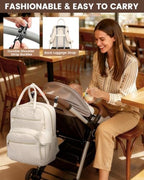 Pritent Diaper Bag Backpack, Baby Bag Backpack Baby Essentials - Image 6
