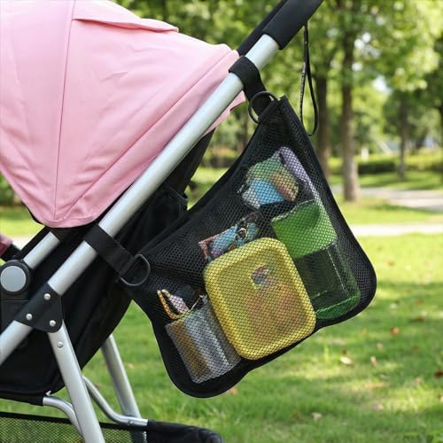 2 Pack Side Sling Stroller Organizer, Universal Portable Side Sling Stroller - Image 6