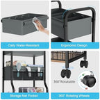 3-tier Baby Diaper Caddy Organizer and Storage Cart - Image 6