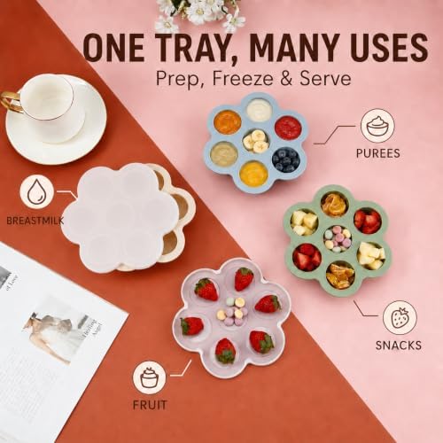 PandaEar 3 Pack Baby Food Freezer Tray - Image 4