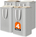 Lifewit 80L Large Laundry Baskets, 4 Pack, Reinforced Handles by Lifewit