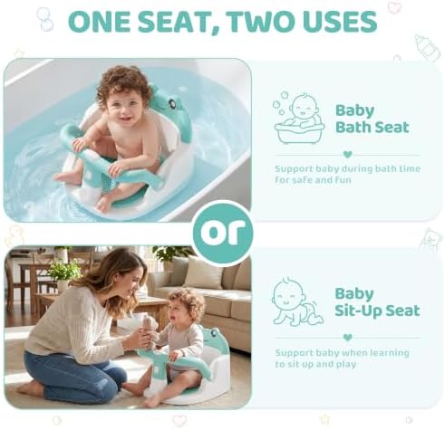 Baby Bath Seat for Babies 6 Months & up, Non-Slip Infant Bathtub Seat - Image 2