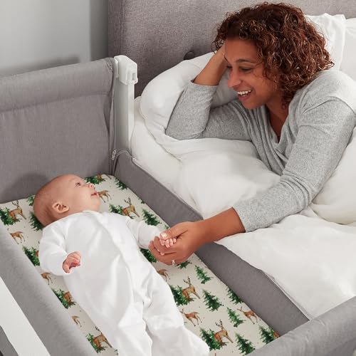 Stretch Fitted Bassinet Sheet Set BROLEX 2 Pack Cradle Sheets - Image 7