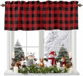 Vandarllin Christmas Kitchen Curtains Valances by VandarllinHomeKitchenDecor