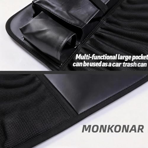 2PACK Leather Car Backseat Organizer - Image 3