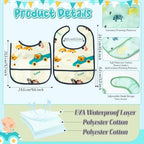 6Pcs Waterproof Toddler Bibs, Baby Feeding Bib - Image 2