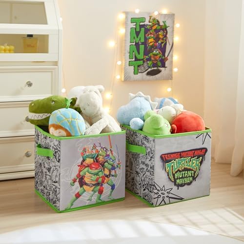 Teenage Mutant Ninja Turtles: Mutant Mayhem Storage Cubes – Set of 2 by IdeaNuovaCharacterShop