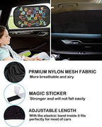 Tevlaphee Car Sunshade Kids, Universal Sun Visor Car Net Sunscreen Baby - Image 4