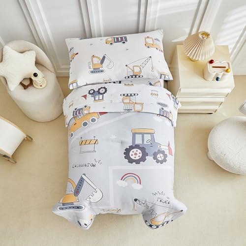JHXHMX 4 Pieces Toddler Bedding Set - Image 3