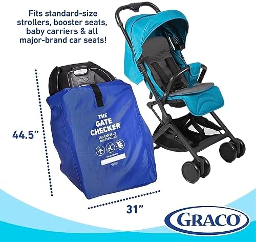 Graco Car Seat Travel Bag, XL Heavy Duty, Tear & Water Resistant Air Travel - Image 5