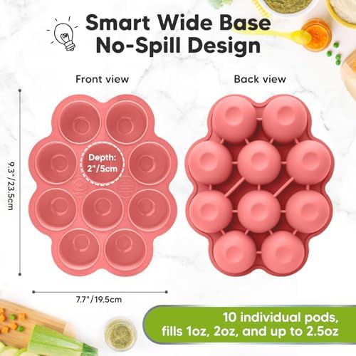 KeaBabies Silicone Food Freezer Trays - Image 2