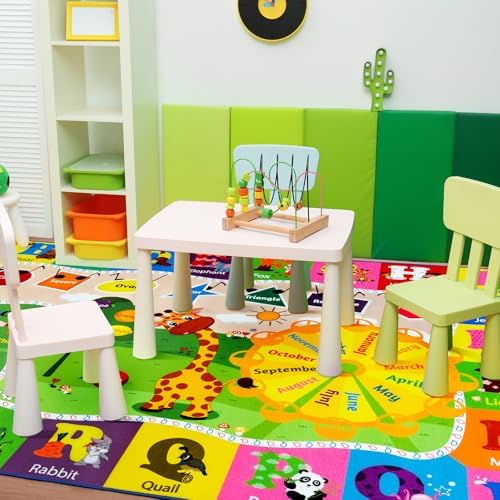 BENRON 9x12 Kids Rug for Playroom Classroom, Fun PlayMat - Image 3