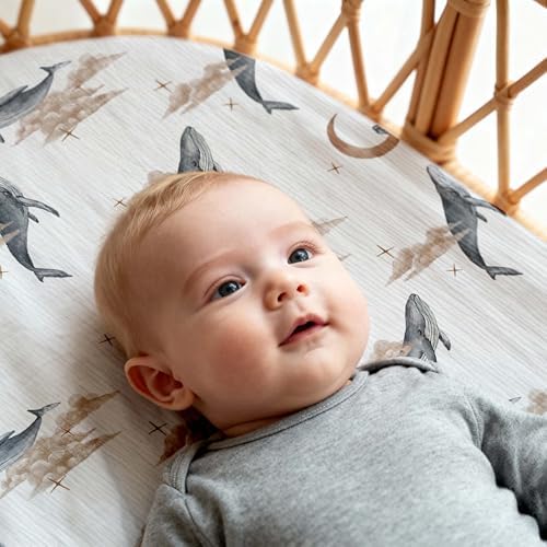 Gllquen Baby Muslin Bassinet Sheets 3pk, Soft Cotton Baby Sheet 33x17 - Image 2