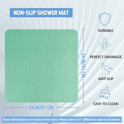 Hargiis Non-Slip Bathtub Mat, Anti Slip Shower Mat, Fast Drying Bathtub Mats - Image 2