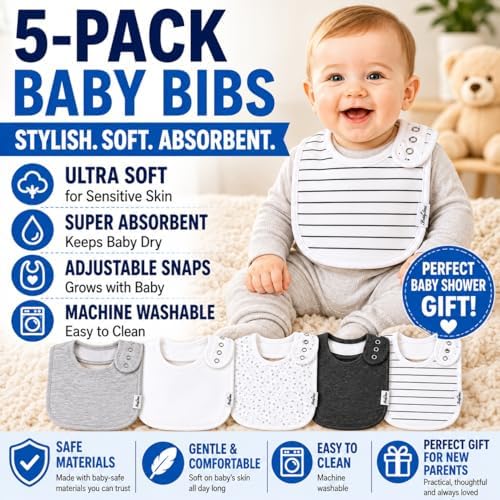 KiddyStar Premium Organic Cotton Bibs - Image 2