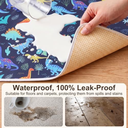 Basumee Splat Mat for Under High Chair, Waterproof & Mess-Proof Floor Mat - Image 2