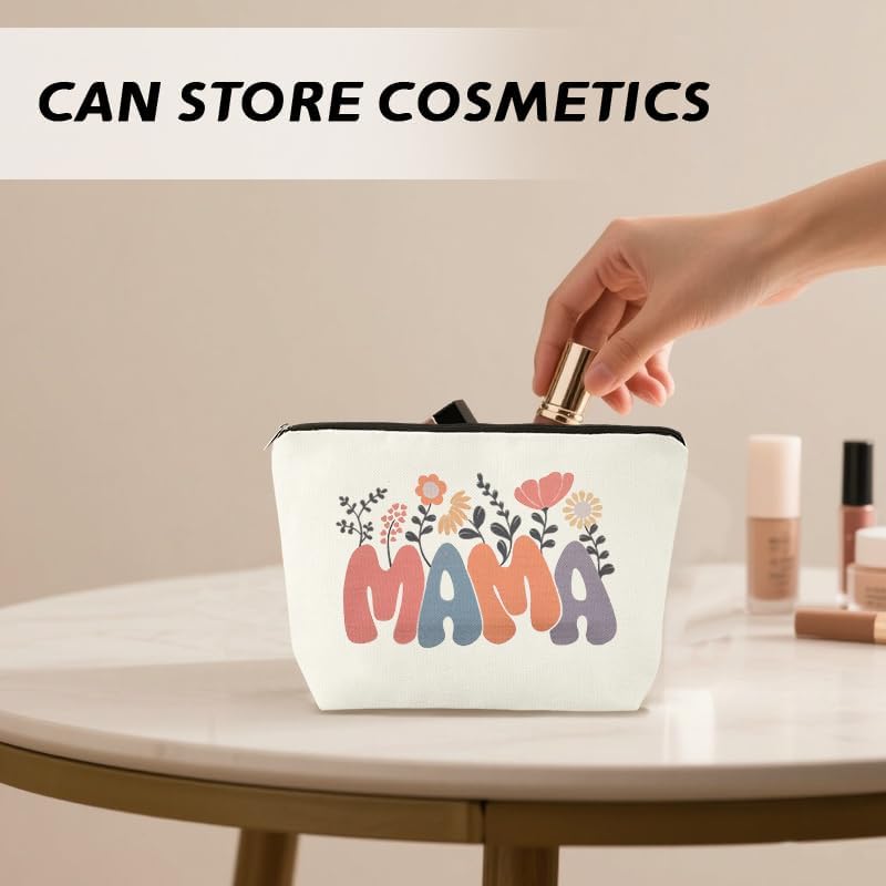 Mama Makeup Bag Zipper Cosmetics Skincare Bag Pouch - Image 4