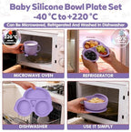 Silicone Baby Feeding Set, Miicasa Baby Led Weaning Supplies Kit - Image 6