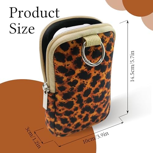 2PCS Hand Sanitizer Spray Case Compatible, Hand Sanitizer Holder, Mini Zippered - Image 3