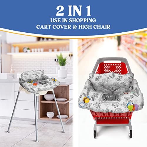 PILLANI Shopping Cart Cover for Baby, High Chair Cover for Restaurant Seat - Image 4