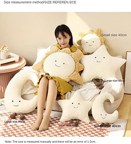 Moon Star Sun Pillow Sofa Cushion | Decorative Lumbar Support Pillow | Soft - Image 2