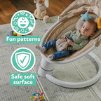 Nuby Reversible Baby Floor Mat, Graceful Gray - Image 4