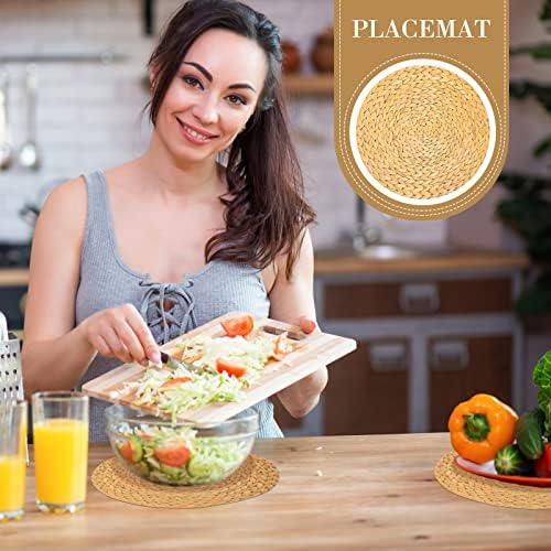 TaoBary 50 Pcs Disposable Woven Pattern Paper Placemats Bulk - Image 6