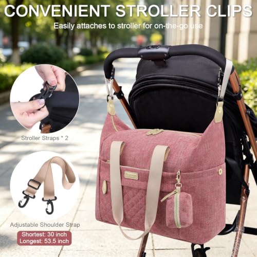 Pritent Diaper Bag Tote Waterproof Maternity Baby Bags - Image 5