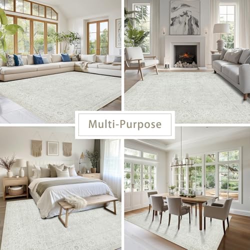 6x9 Washable Area Rugs for Living Room, Dining Room - Image 5