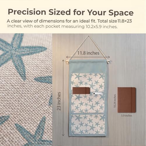 IAXIC Canvas Wall Hanging Organizer - Image 3