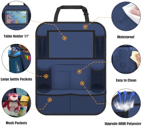 Backseat Car Organizer w/ 10 Storage Pockets - Image 2
