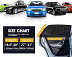 Car Rear Side Window Shades, 2 Pack Breathable Mesh Car Window Screens Sun - Image 5