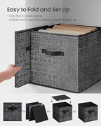 SONGMICS Storage Cubes, 13-Inch Foldable Closet Organizers - Image 6