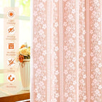 ASPMIZ Linen Kitchen Curtains Double Layers Window Curtain - Image 4