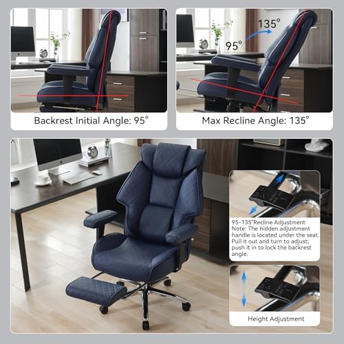 EXCEBET Big and Tall Office Chair - Image 6